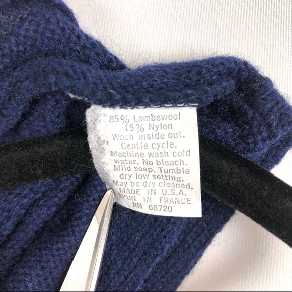 NWT Vintage Lambswool London Fog Sweater Vest - Picture 6 of 6